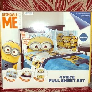 Despicable Me - Minion 4 Piece Full Sheet Set